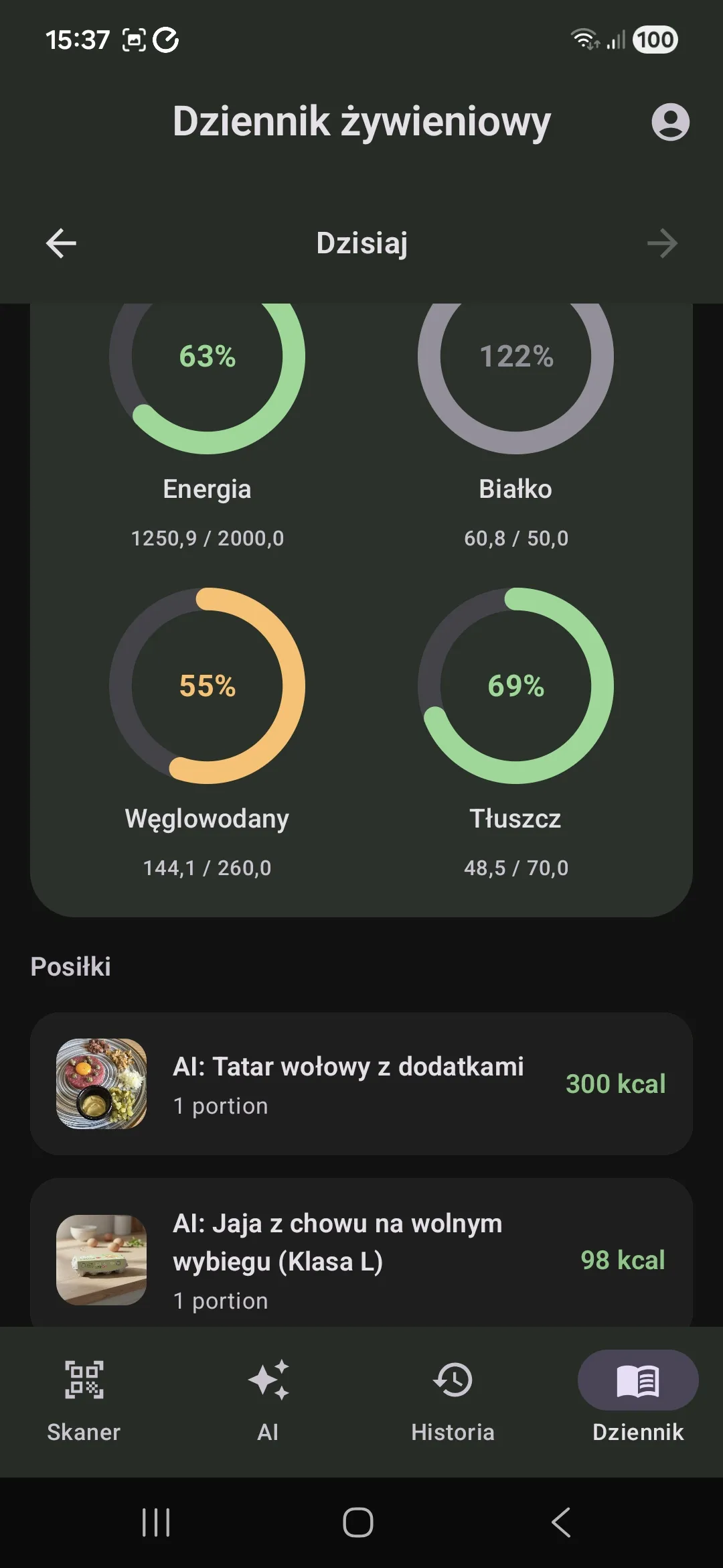 Podsumowanie w dzienniku